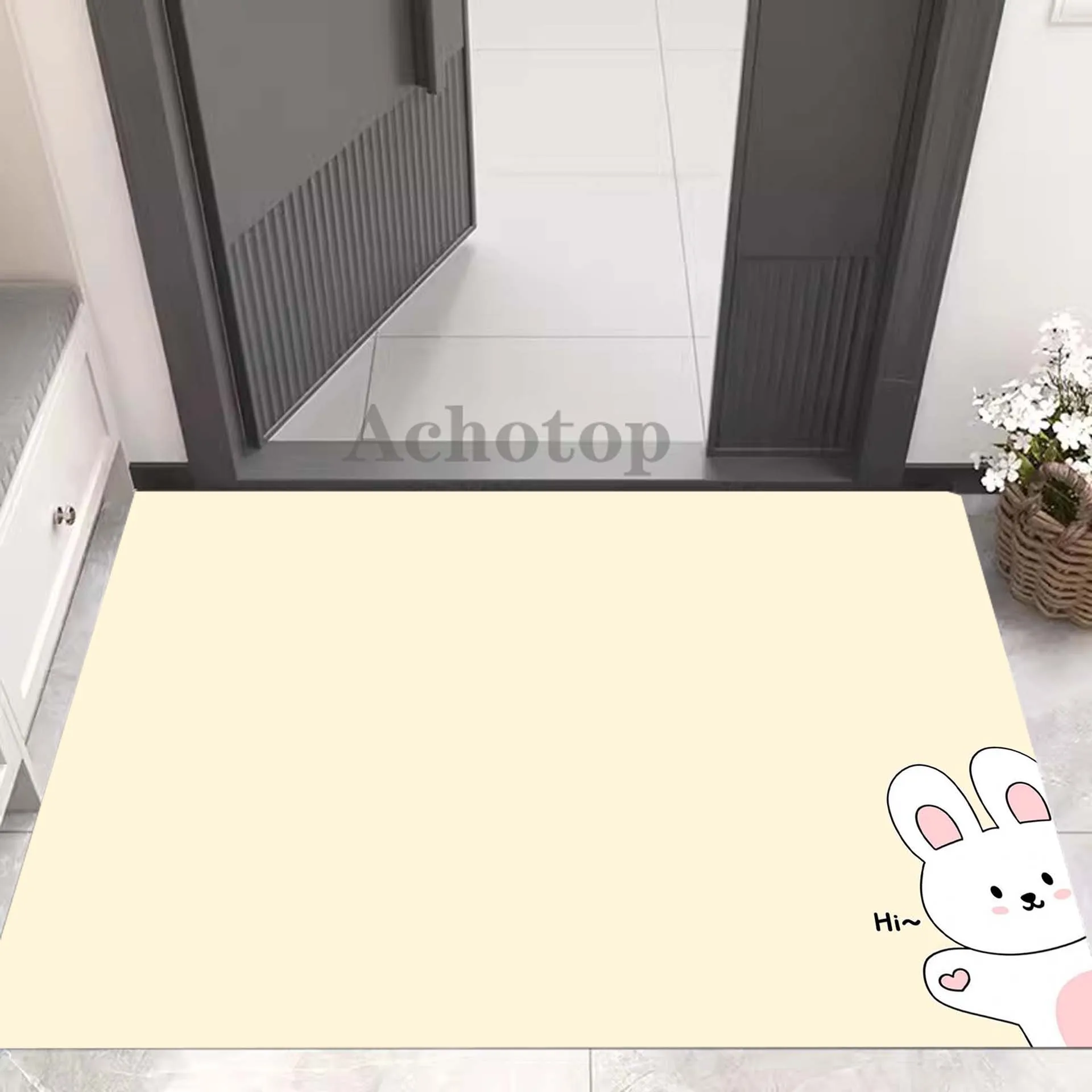 

Diatom Door Mat Cartoon Animal Room Carpet Gradient Rugs For Bedroom Area Floor Mat Home Decoration Absorbent Doormat BedroomRug