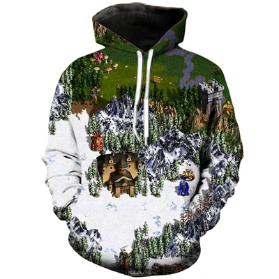 

2023 New Game Heroes of Might & Magic Print 3D Hoodies Men's Fashion Hip Hop Hoodie Clothing Casual Hooded Sweatshirt Pullover