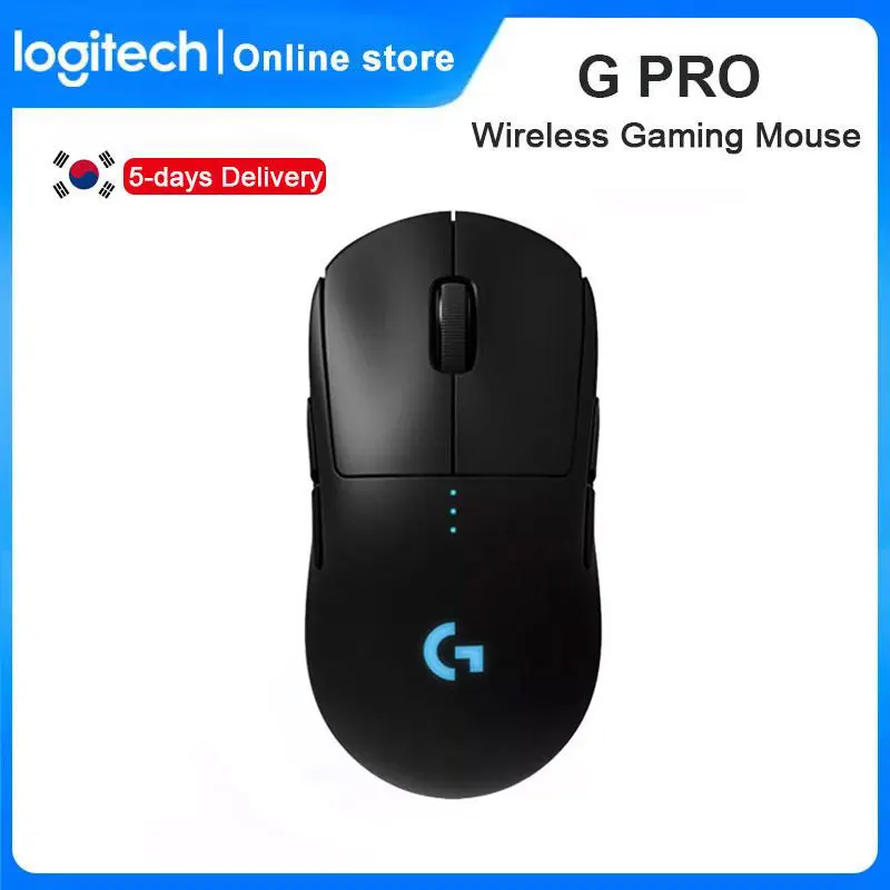 

Logitech GPRO Wireless Gaming Mouse HERO 25K LIGHTSPEED POWERPLAY 16000DPI Sensor Laser Gamer Wireless Mouse