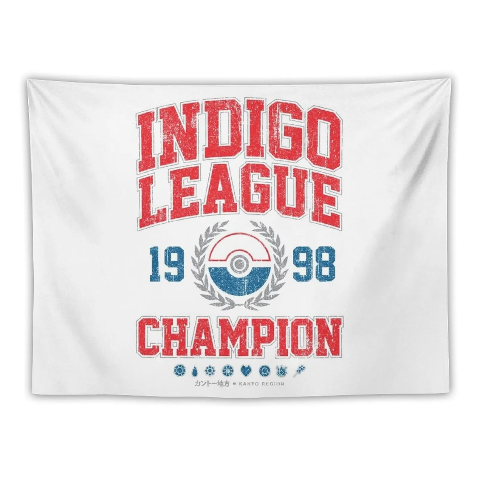 

Indigo League Champion (Variant) Tapestry Decor Home Custom Tapestry