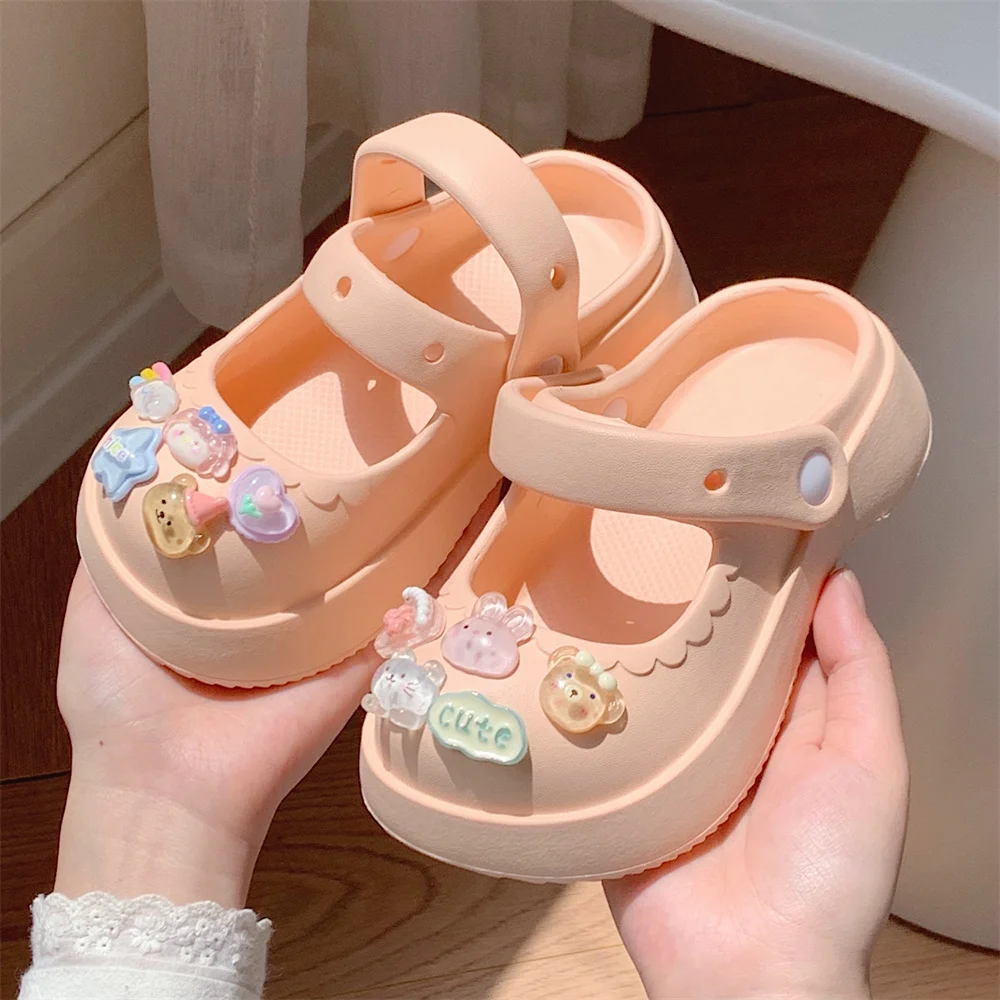Children's Sandals Cute And Cartoon Kids Boy Girs Garden Shoes Summer Fashionable And Outerwear Slippers for Girls