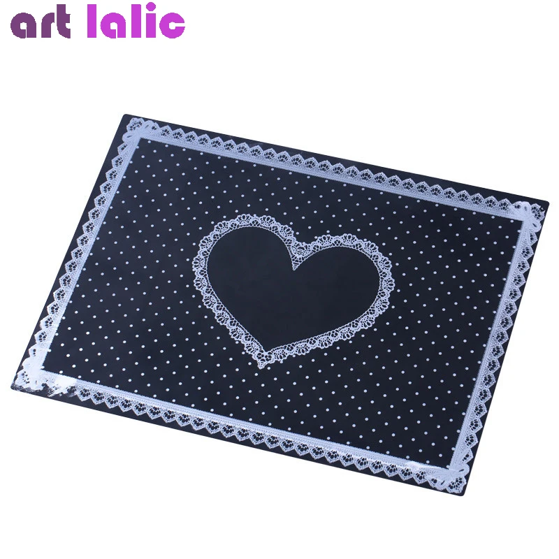 28*21cm New Fashion Silicone Pillow Hand Holder Cushion Lace Table Washable  Foldable Mat Pad Nail Art Salon Manicure Practice - AliExpress
