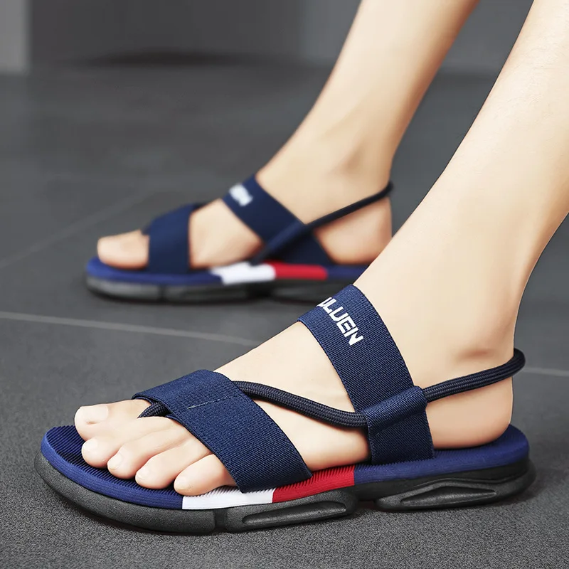 

슬리퍼 2023 Men's Flip-flops Beach Slippers Sandals Summer Men Flat Shoes Anti-skid Fashion Designer Slippers Rubber Casual Shoes