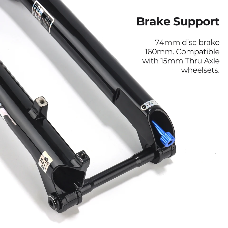 パーツ BOLANY Bike Fork Rebound Adjustable MTB Amazon.com : B Bolany Bike Suspension Fork 26/27.5/29