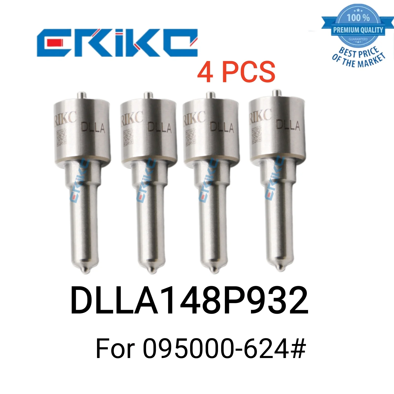 

4 PCS DLLA148P932 093400-9320 Common Rail Injector Nozzle DLLA 148 P 932 Jet Nozzle DLLA 148P932 Spray Nozzle for 095000-624#