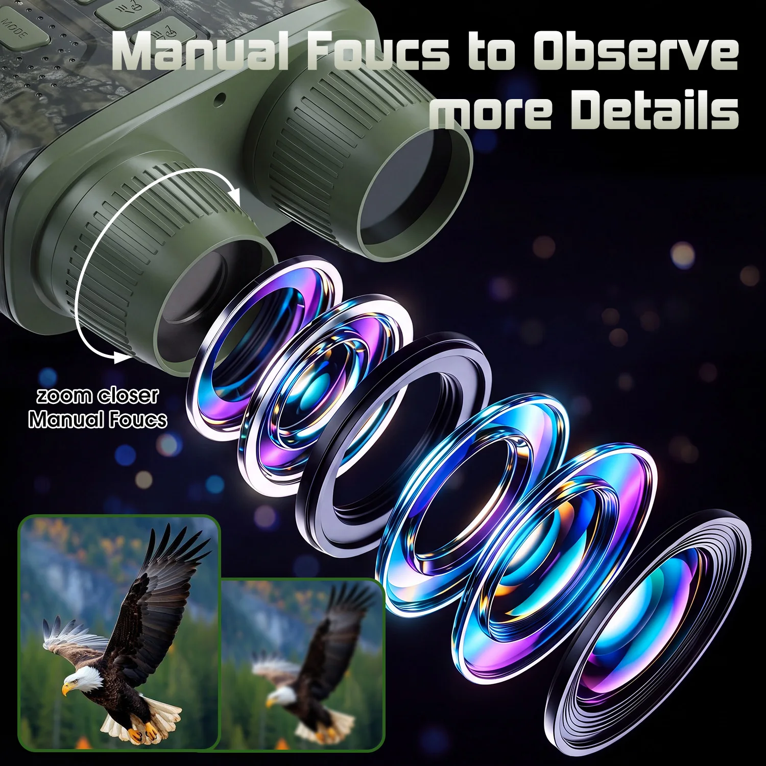  slider image of Infrared Night Vision Goggles