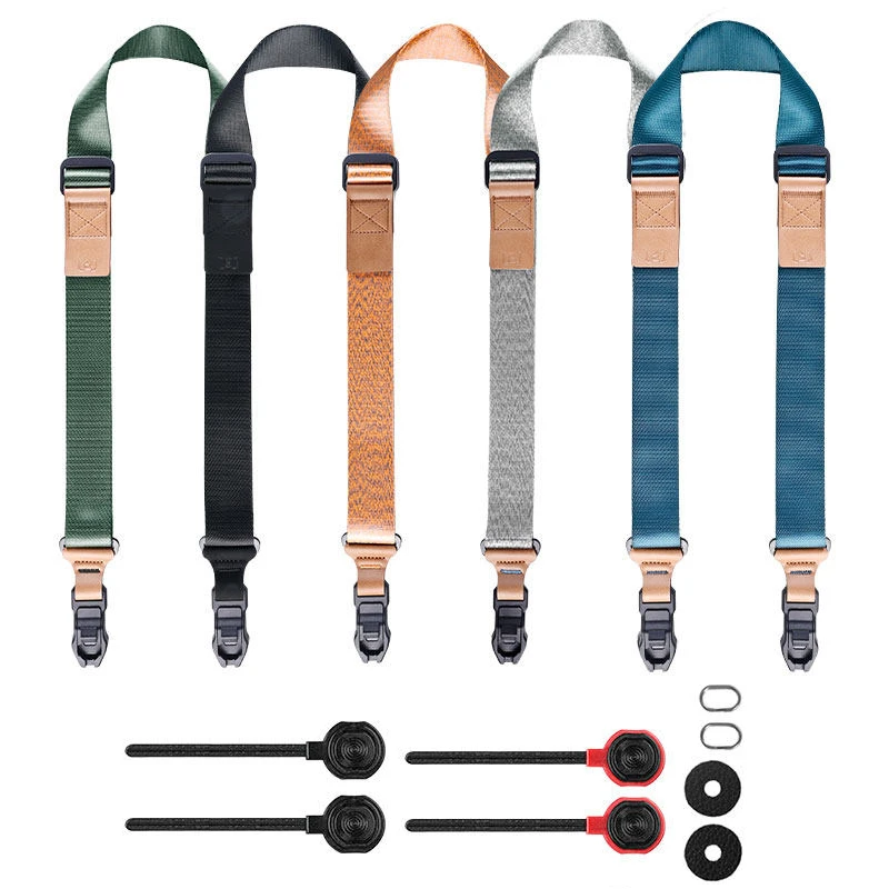퀵 릴리스 조절 가능한 소프트 카메라 숄더 넥 스트랩 (후지, 캐논, 니콘 XT4, XT5, XT20, X100V DSLR 미러리스 카메라용)