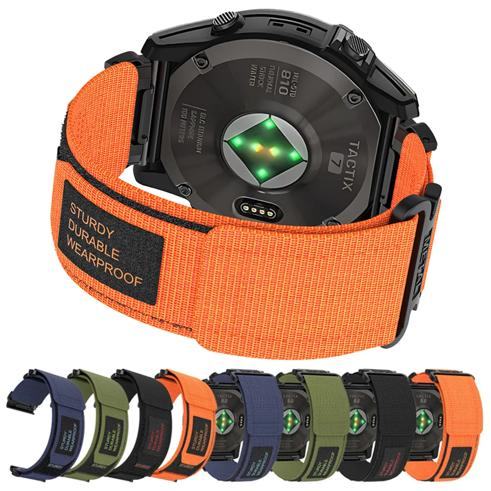 Premium Woven Nylon Watch Strap - 22mm/26mm, Quick Fit