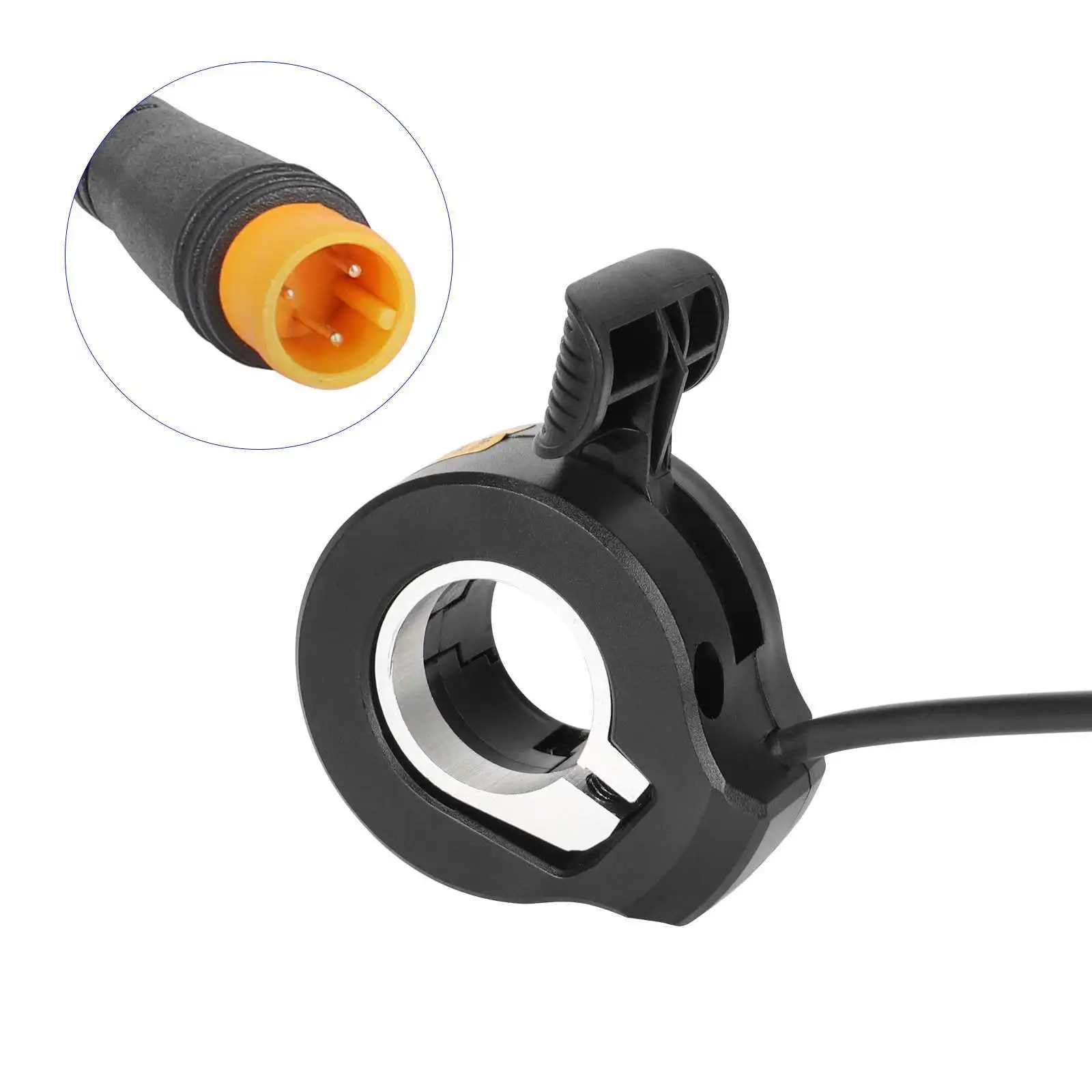 Universal Electric Scooter & E-Bike Thumb Throttle with Waterproof Speed Connector - Replacement Part