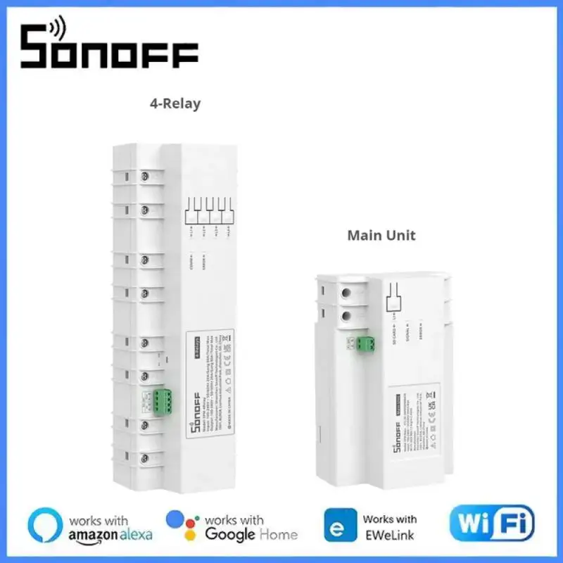 

Умный Штабелируемый измеритель мощности SONOFF SPM с Wi-Fi, 20 А, устройство для защиты от перегрузки, управление через приложение e-WeLink, локальное хранилище SD-карты