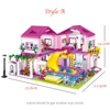 Friends City House Summer Holiday Villa Castle Building Blocks Sets Figures Swimming Pool DIY Toys for Kids Girls Birthday Gift 3