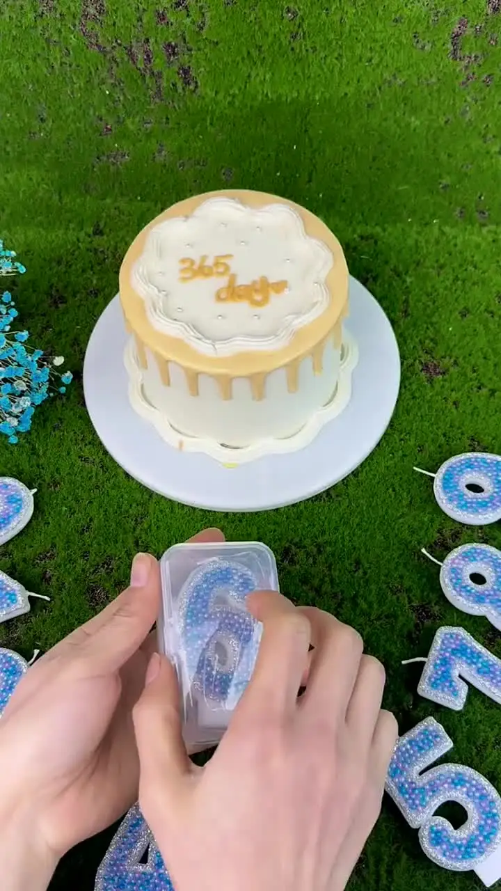 Candela di Compleanno Numerica, Verde Marrone Candele di Compleanno Numeriche Candela di Paraffina Numerica Decorazioni per Torte Decorazioni per Torte per Feste di Compleanno (Numero 8