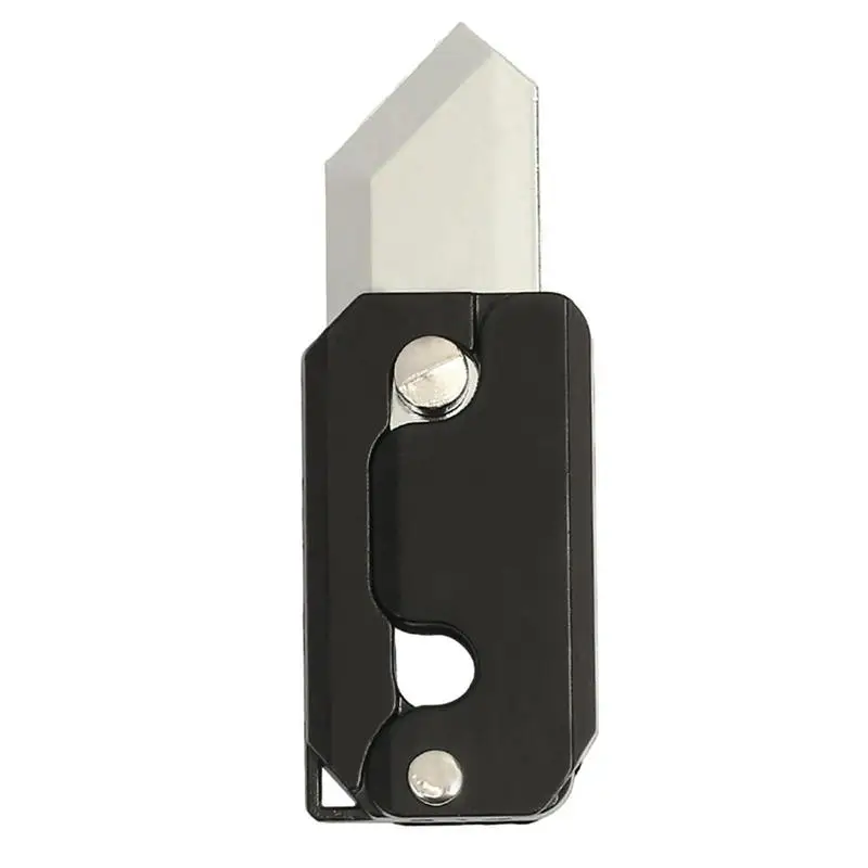 

Zinc Alloy Keychain Pendant 3D Pure Black Gravity Knives Carrot Knife Fidget Toy Creative Transforming Toy For Adult Children