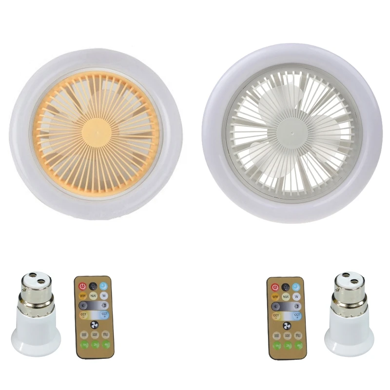 

E27 for Head Ceiling Fan Light Flush Mount with B22 Adapter for Bedroom Off Dropship