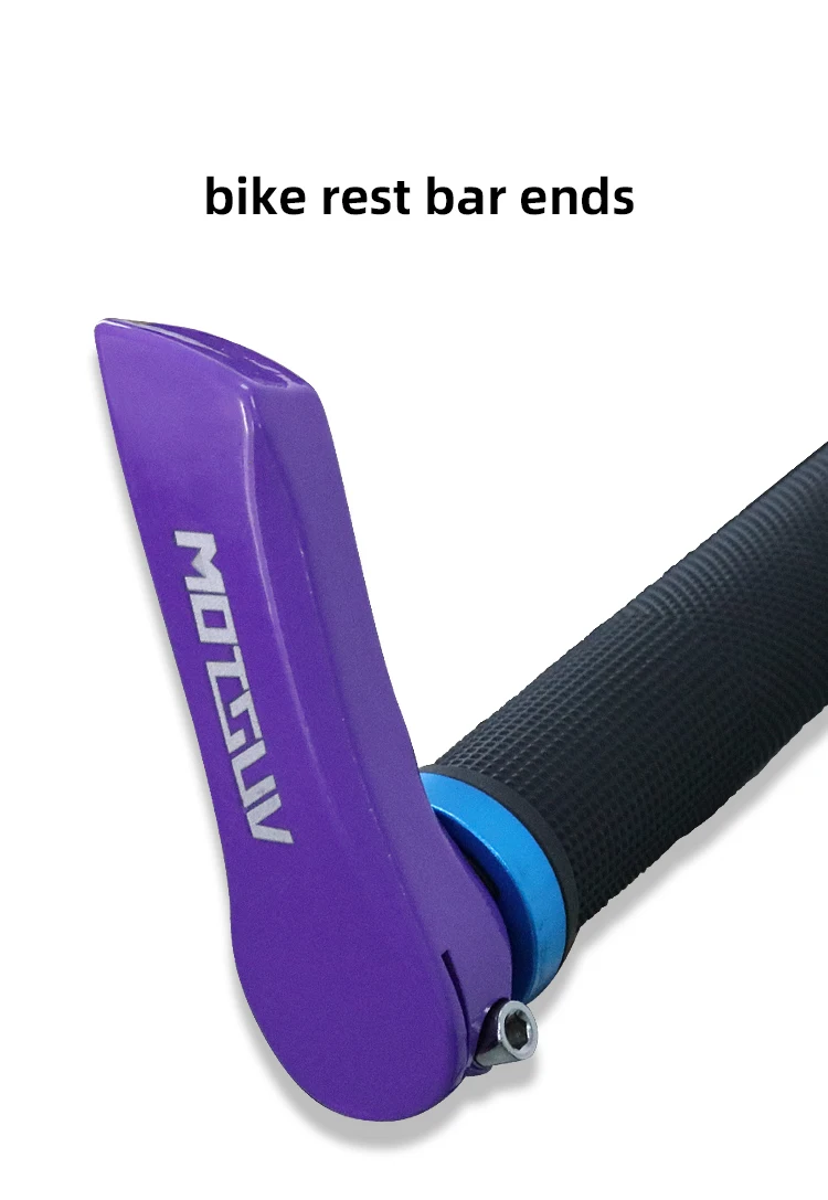 MOTSUV 1 Pair Multi Color Adjustable Small Auxiliary Bicycle Handlebar Vice Handle Rest Blade MTB Bike Fatigue Relie Accessories