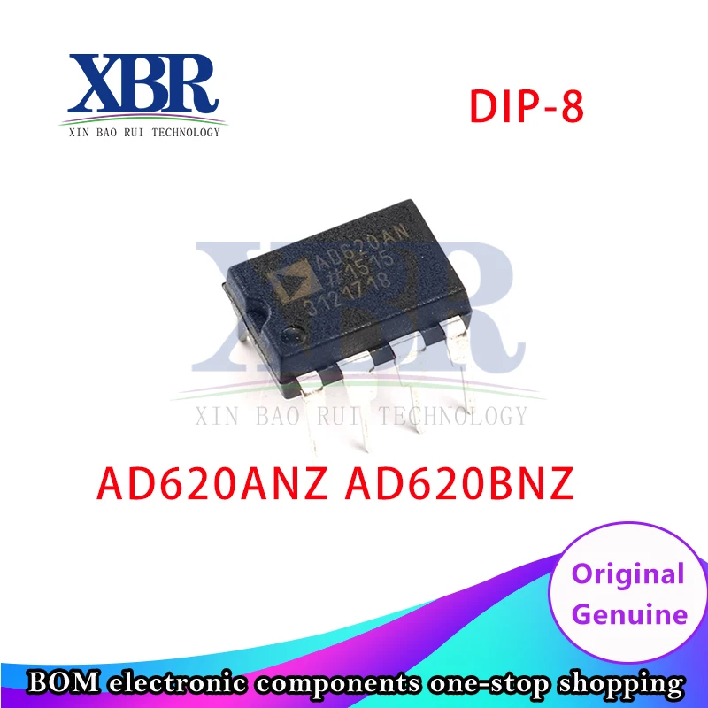 

5PCS AD620ANZ AD620BNZ DIP-8 Chip IC New Original