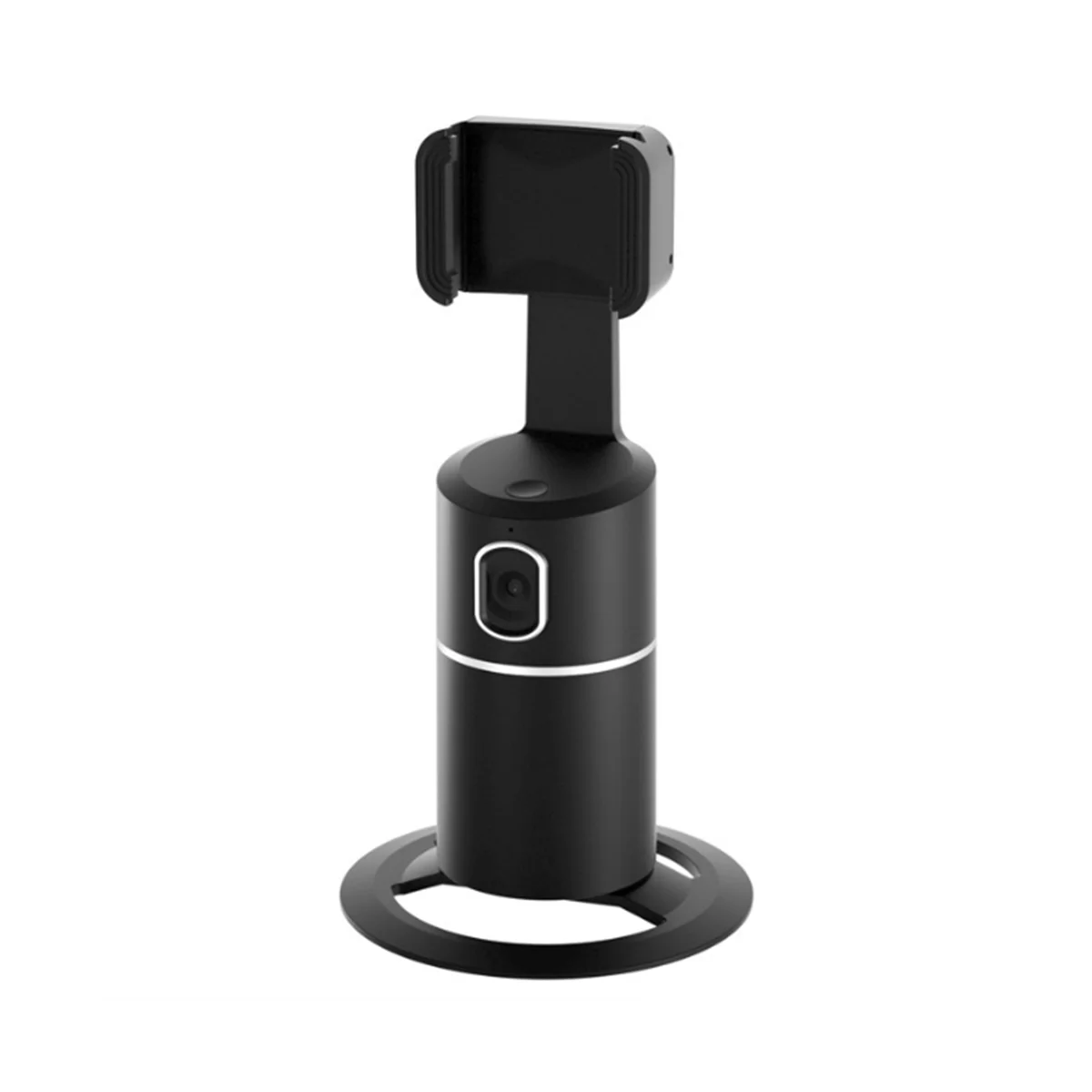 

Тренога с автоматическим отслеживанием лица, вращение на 360 °, шарнирный стабилизатор для телефона, держателя смартфона, видеозаписи в реальном времени (черный)