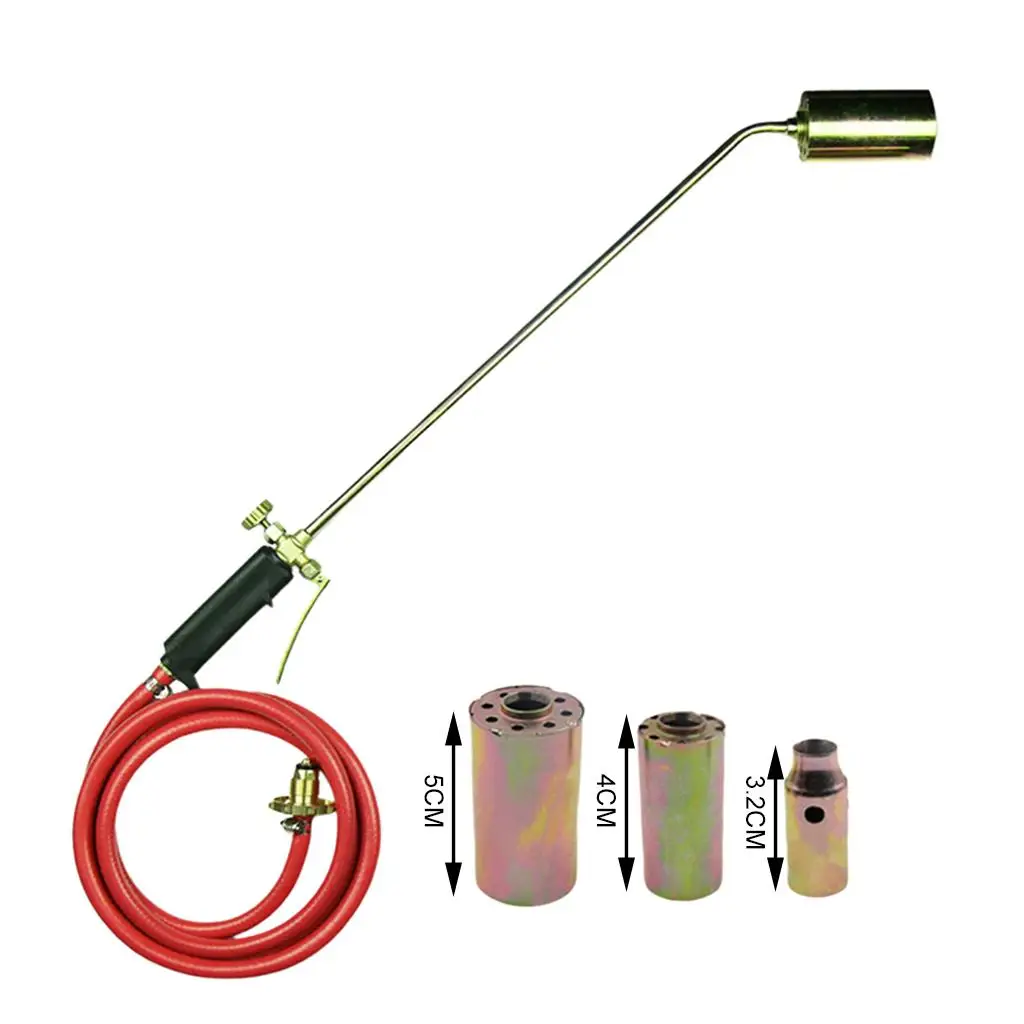 Welding Torch Weed er with Nozzles Gas Torch Blowtorch for Snow Melting