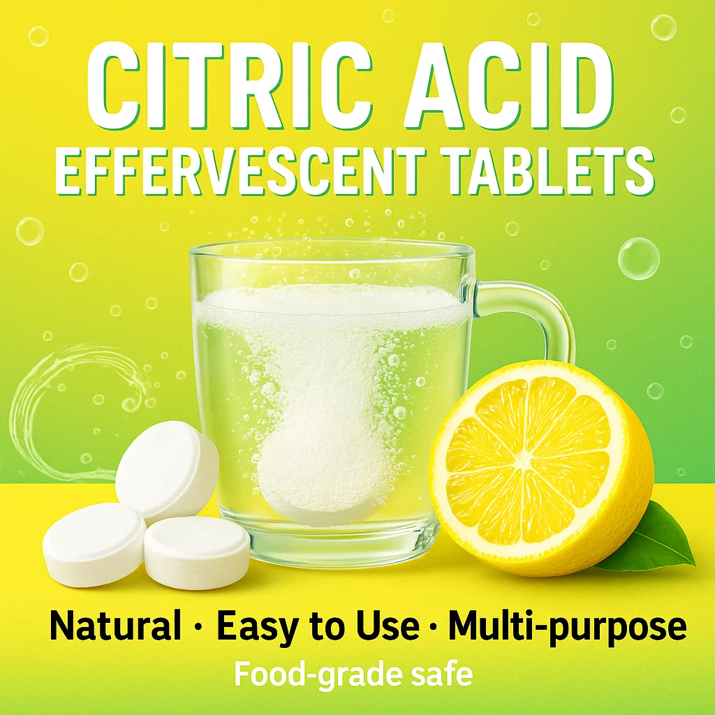 10 Count Food-Grade Oxygen Kitchen & Tea Set Descaler Effervescent Cleaning Tablets for Safe Kitchen Appliances Cleaning cleaning effervescent tablets