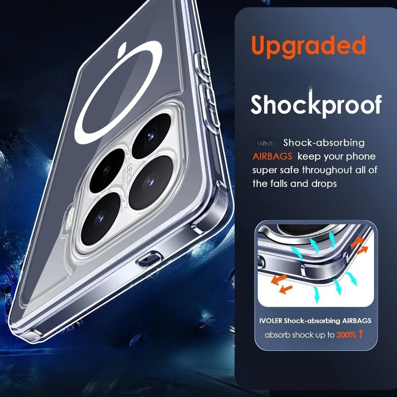 Magnetic Ultra-Thin Full Package Soft Phone Case