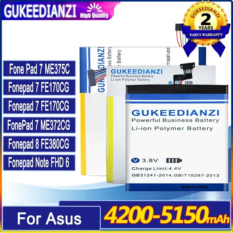 

GUKEEDIANZI High Quality Battery for Asus Fonepad 7 8 FE170CG ME375C FE175CG FE380CG ME372CG K00E/Note FHD6 ME560CG Batteria
