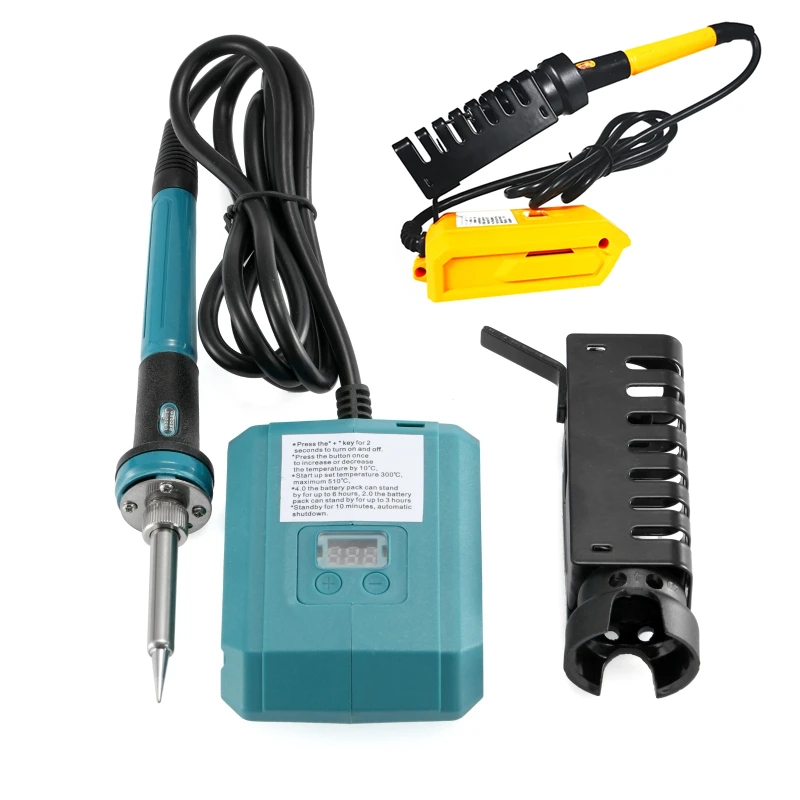 

20v Cordles Soldering Iron Rechargeable 936 Internal Heat Fast Charge Microelectronics Repair Welder for Makitaor Dewei Battery