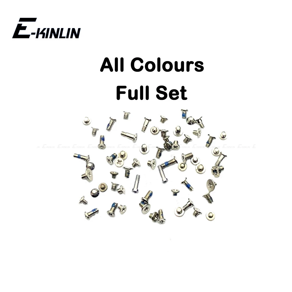 

Complete Full Screws Screw Set For iPhone 6 6S Plus With Plug Bottom Dock Replacement Parts