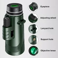 80x100 Portable Zoom HD 5000M Telescope Folding Long Distance Mini Powerful Telescope for Hunting Sports Outdoor Camping Travel 2