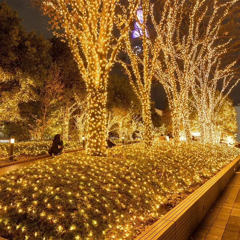 EU Plug 10M Christmas LED String Light Garlands Decoraction Fairy Lamp For Home Wedding Party Holiday decorative lights led string lights led fairy lights string lights