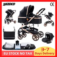Poussette bébé 3 en 1, poussette à quatre roues, voiture bébé 2 en 1, poussettes légères, poussettes multifonctions, landau, poussette 1