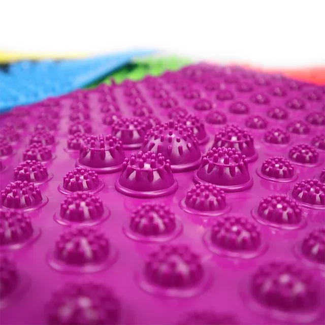 Acupressure Massager Mat Back Body Foot Cushion Pad Relieve Stress Pain Yoga Spike Mat Foot Spiky Massager Trigger Point 6