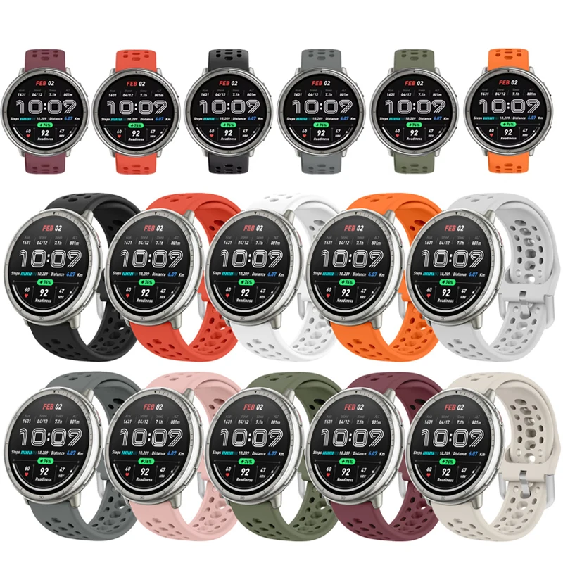 Breathable Silicone Sport Strap - Official Replacement Bracelet
