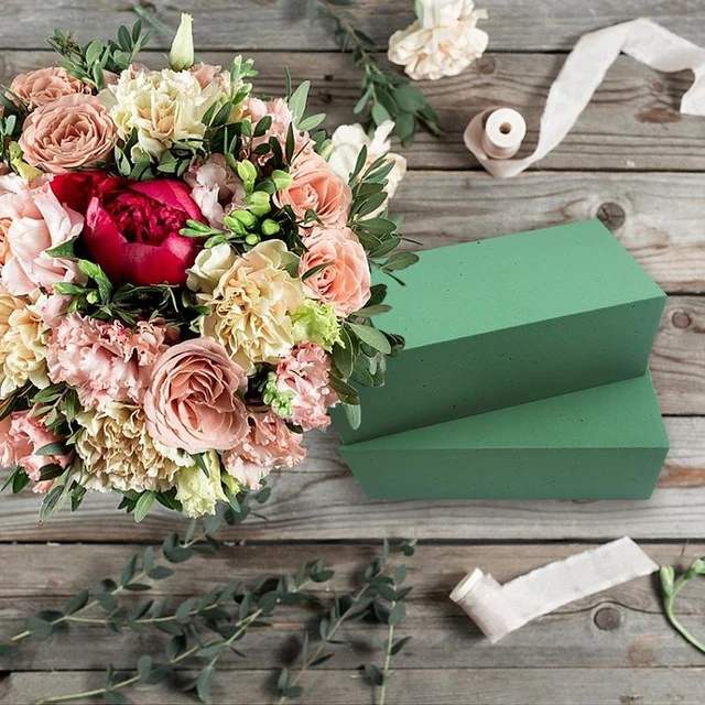 Flower Foam Rose Arranging Floral Block Flowers Packing Green