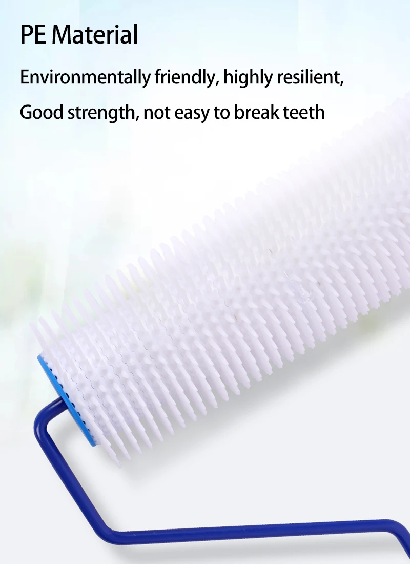 Description Picture 5 of item20inch Epoxy Floor Construction Defoaming And  Needle Punching And Deflation Drum Brush Self-Leveling Cement Special Tool