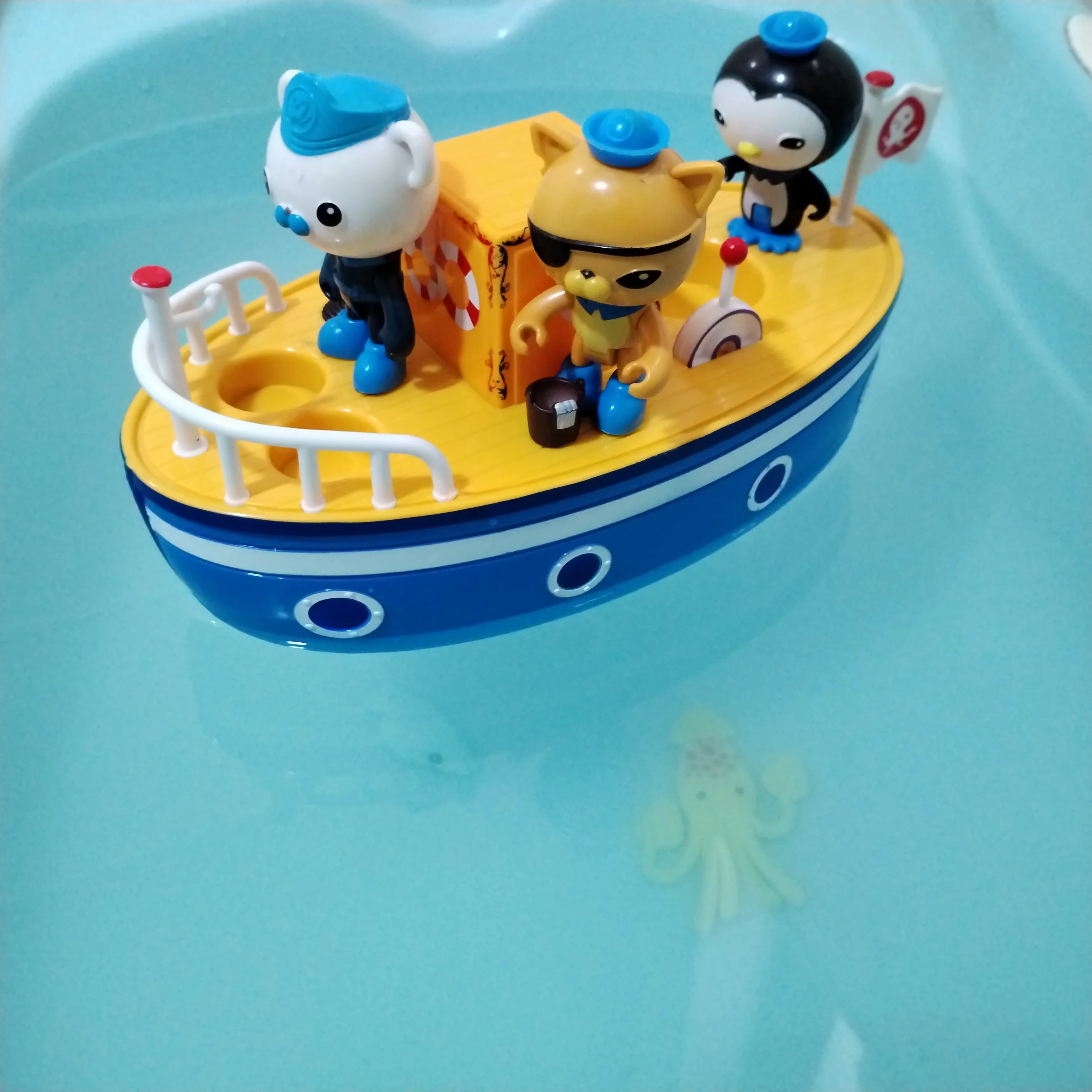 

Экшн-фигурки Octonauts, игрушка для ванны, плавающая лодка, игрушки для купания для детей, плавательный бассейн, водная игра, приключения на морском дне