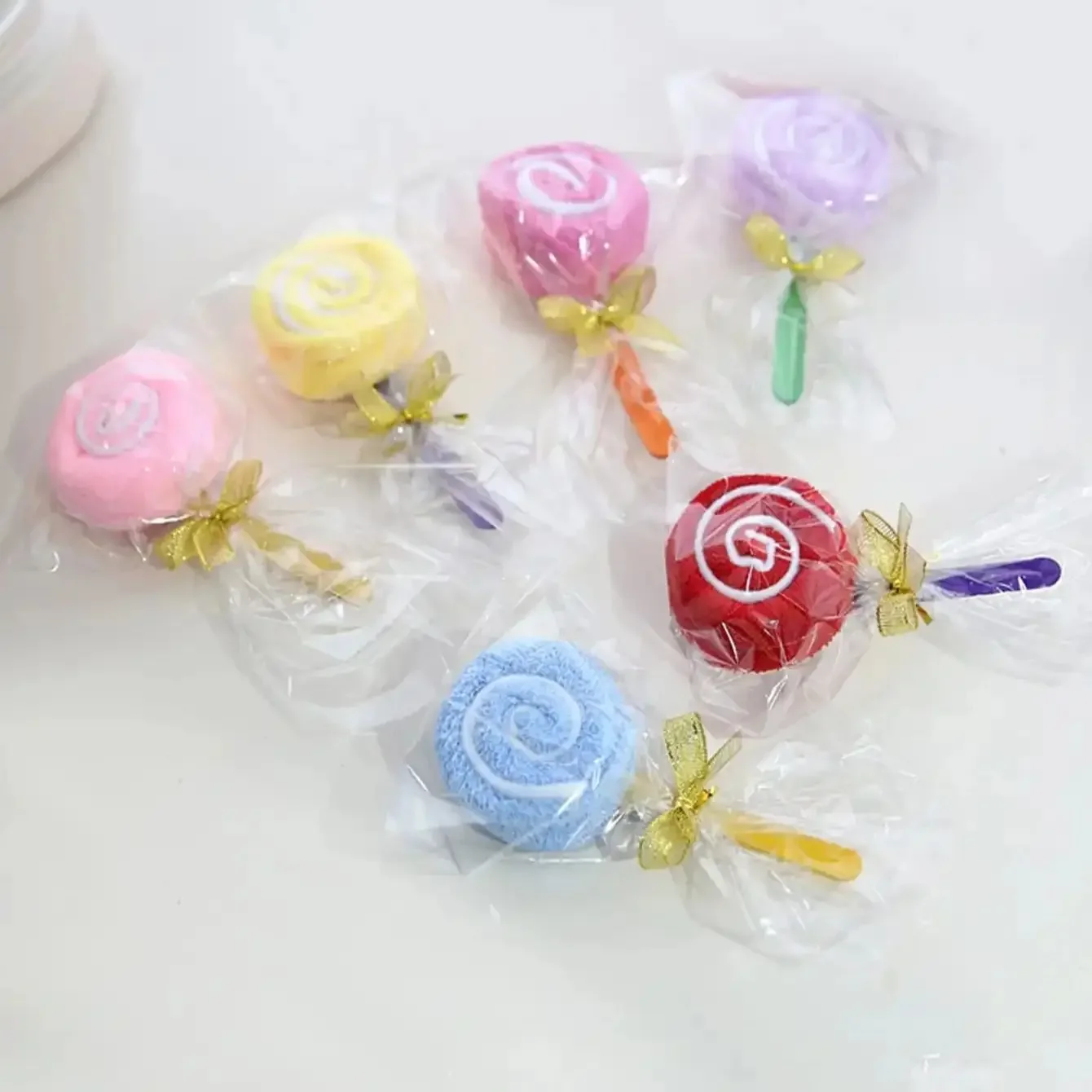 1/3/5pcs Lollipop Towel Favors