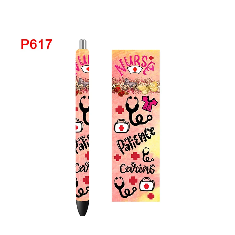 【PenPen様用になります】 6PCS 4.75x1.5'' Pen Wrapping Stickers Nurse Doctor Medical