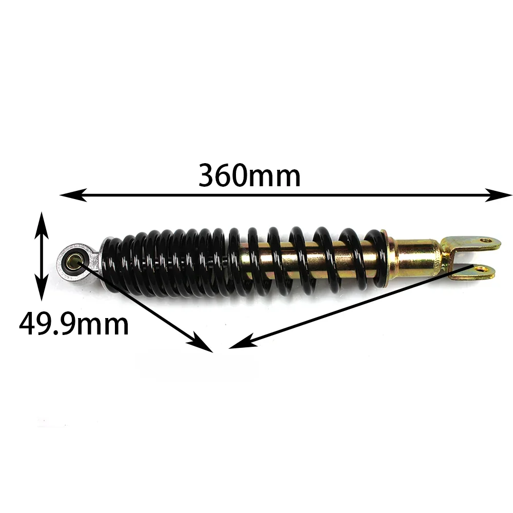 

360MM Motorcycle Rear Shock Absorber For Haojue Suzuki AN125 150 HJ125T-7 QS150T Scooter Repair and Maintenance Original Parts