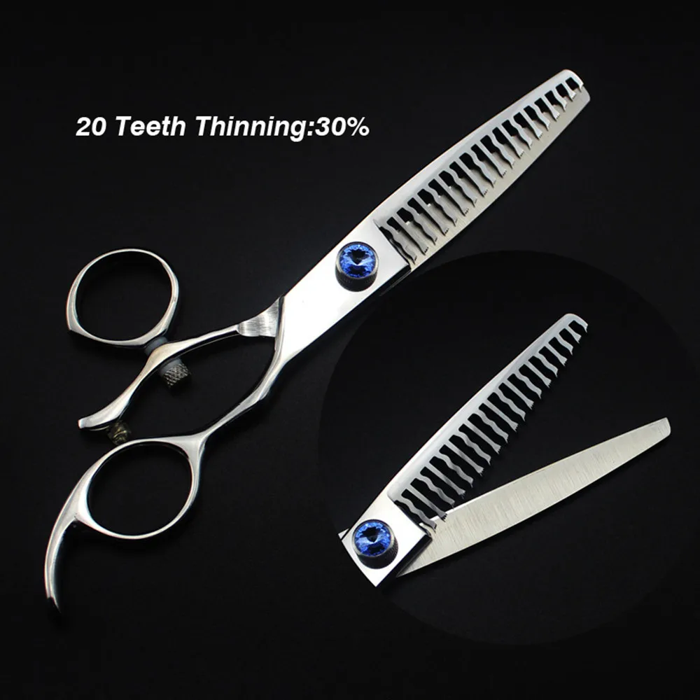 

Professional Japan 440c 6.5 '' Rotate scissor pet dog grooming hair scissors cut barber Thinning shears Hairdressing scissors