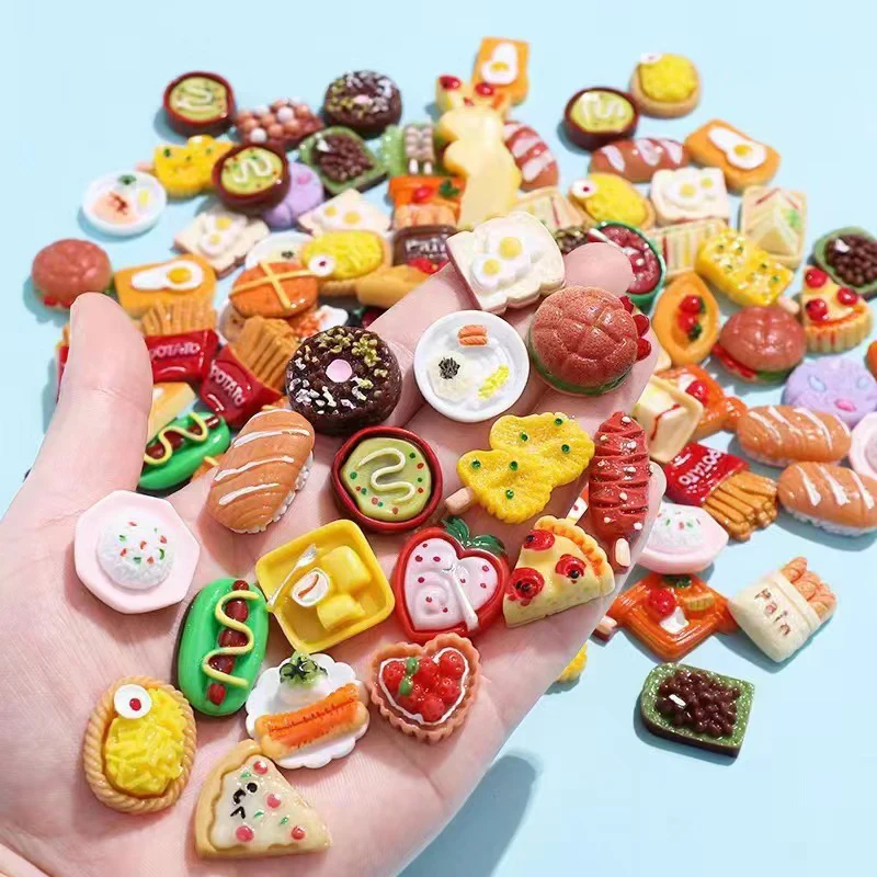 Miniature Food and Drink Pretend Play Toy Set