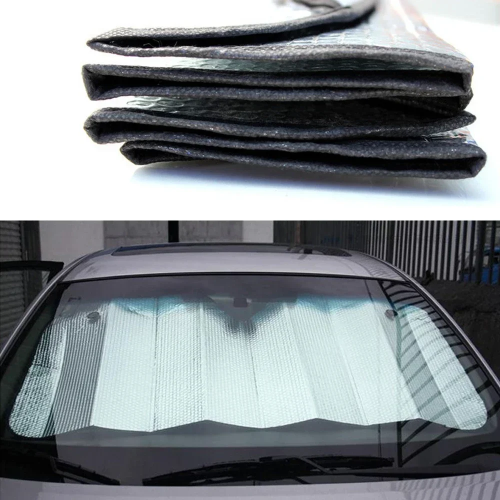 Car Sunshade Front Rear Window Curtain Shade Sun Protector Windshield Visor Cover Foldable Baby Car Retractable UV Protection