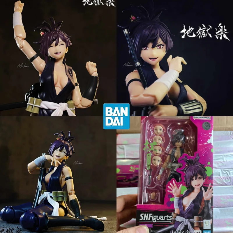 Originale In Magazzino Bandai S.H. Figuards Jigoku Raku Yuzuriha Anime Action Figure Toy Gift Model Collection Hobby