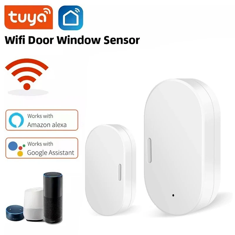 

Zigbee Tuya Door Sensor Smart Life Security Window Detector Automatic Sliding Door Magnetic Contact Sensor Support Alexa Google