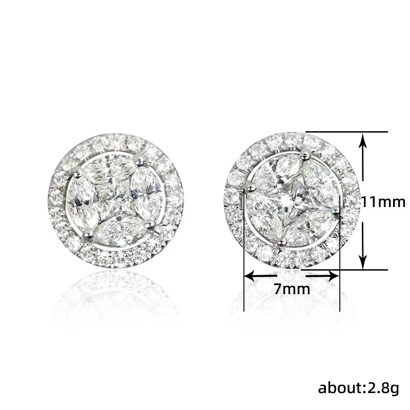 Hip Hop Female Earrings front view
