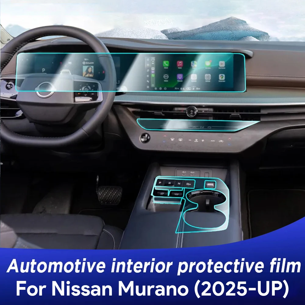 For Nissan Murano 2025 Full Interior Protection Film Kit Clear TPU ...