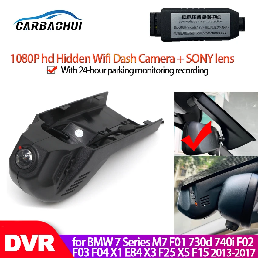 

Car DVR Wifi Video Recorder Dash Cam Camera For BMW 1 3 4 5 Series X1 F48 X3 F25 G01 X4 F26 X5 F15 X6 F16 Novatek 96658 HD CCD