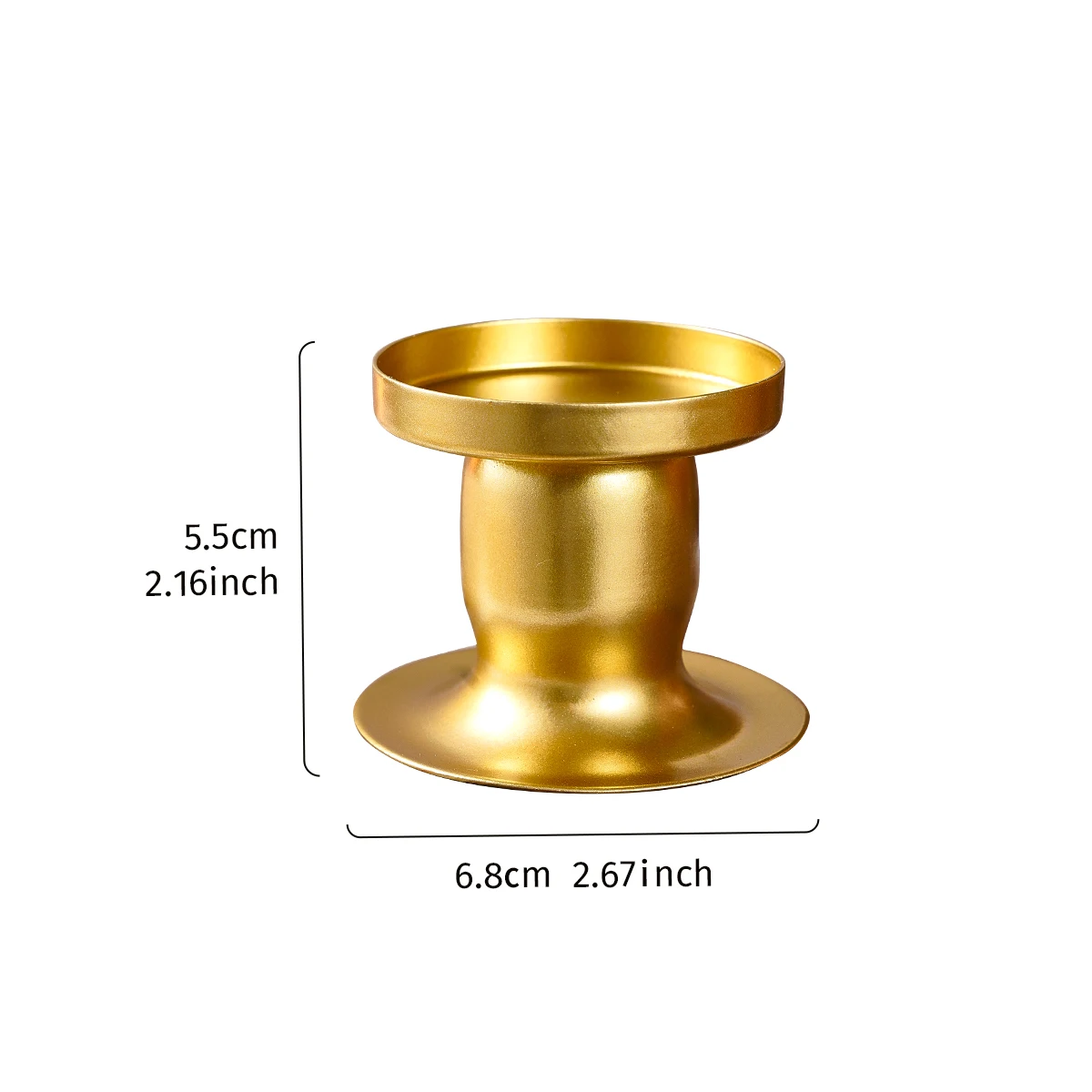 1PC, European-style iron candlestick, suitable for home and restaurant decoration