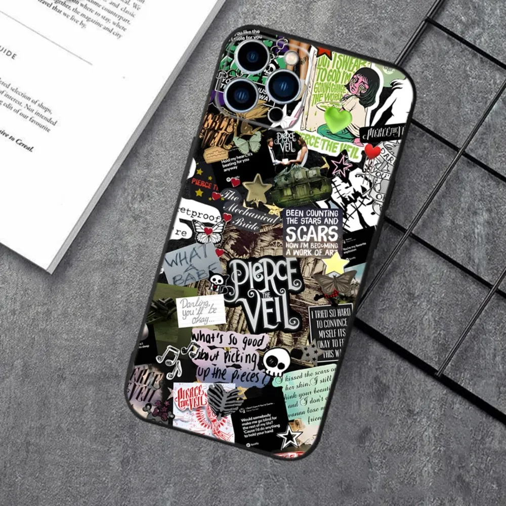 Pierce The Veil Band Silicone Black Phone Case Cover