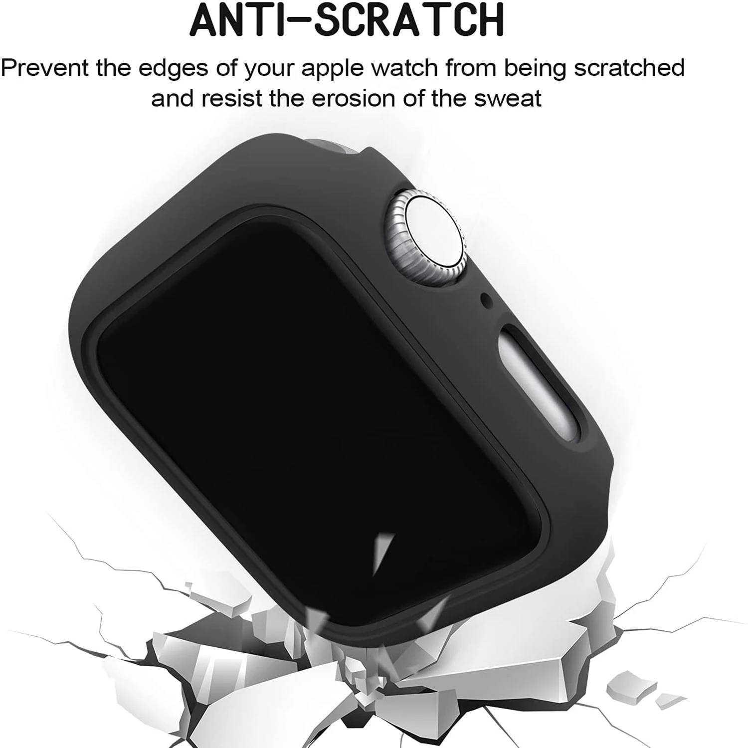 Premium Protective Bumper Cover for Apple Watch with Screen Protector