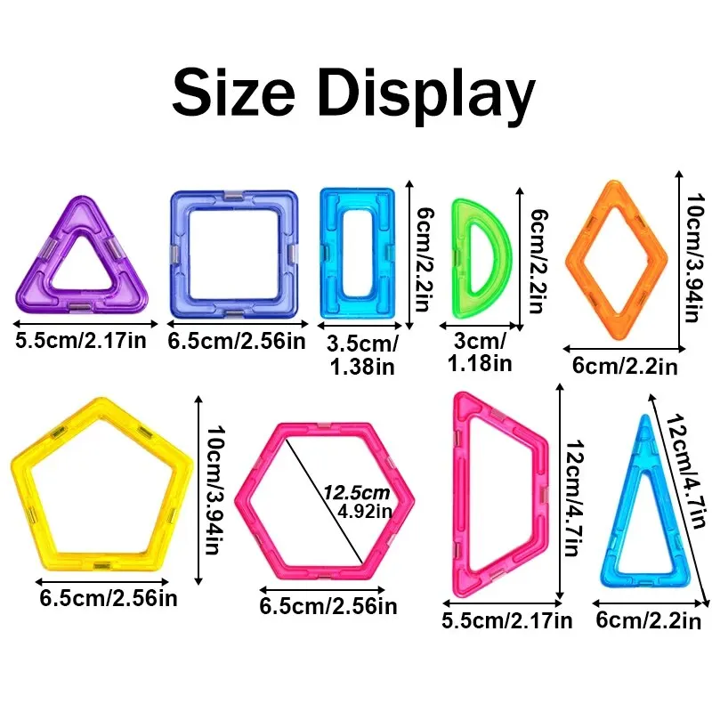 Magnets Toys Magnetic Building Blocks for Kids magnetic building blocks magnetic assembly toy magnetic alphabet toys